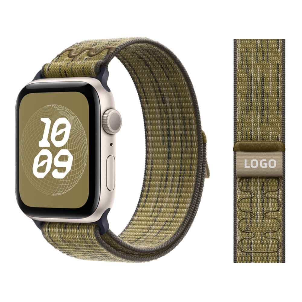 Luxury Designer Nylon Fashion Strap Apple Strap 38mm 40mm 41mm 42mm 44mm 45mm iWatc Series Nylon Loop Strap Nylon woven classic style