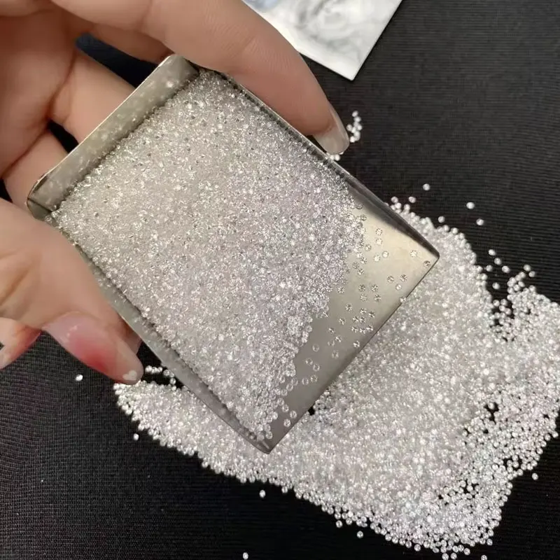 Melee lab grown diamond CVD HPHT DEF VVS Small diamond 0.8mm 1mm 1.5mm 2mm 3mm Side diamond wholesale Tiny diamond side stone