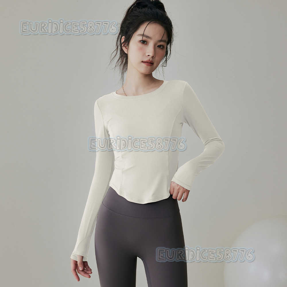 Womens Sports Top Slimming Warm Yoga Wear Autumn Winter New Running Pilates Training Set Fitness Long Sleeve H250825
