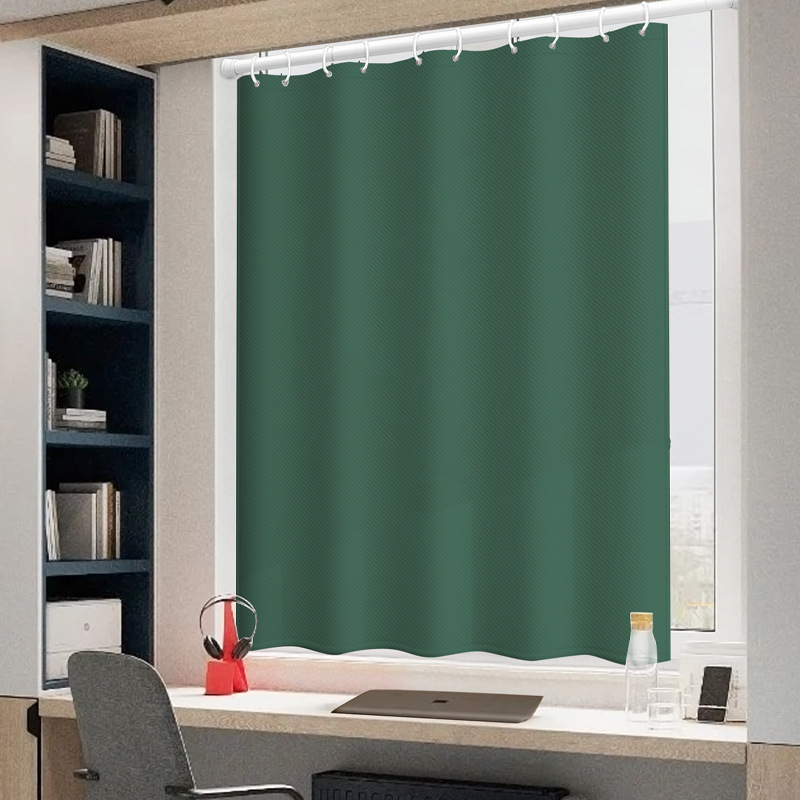 YL-37008 digital printed fabric shower curtain waterproof thick bathroom hook partition curtain