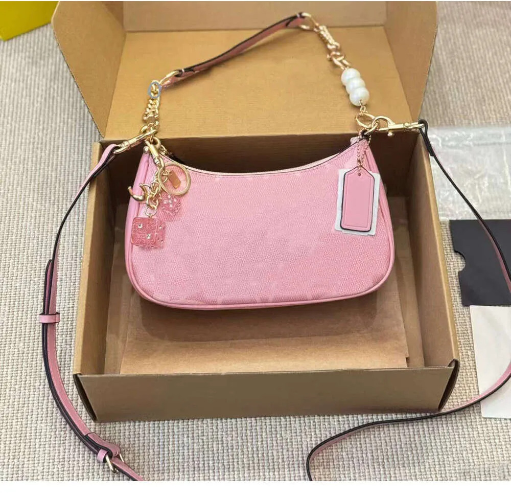 Shoulder Bags pink Crossbody Underarm bag High Quality Leather Designer tote branded handbag laptop beach shoulder casual am6