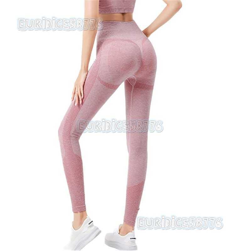 Seamless Dot High Waist Yoga Pants Women Peach Slim Fit Leggings Fitness Sports Ninepoint Pants Autumn H250825
