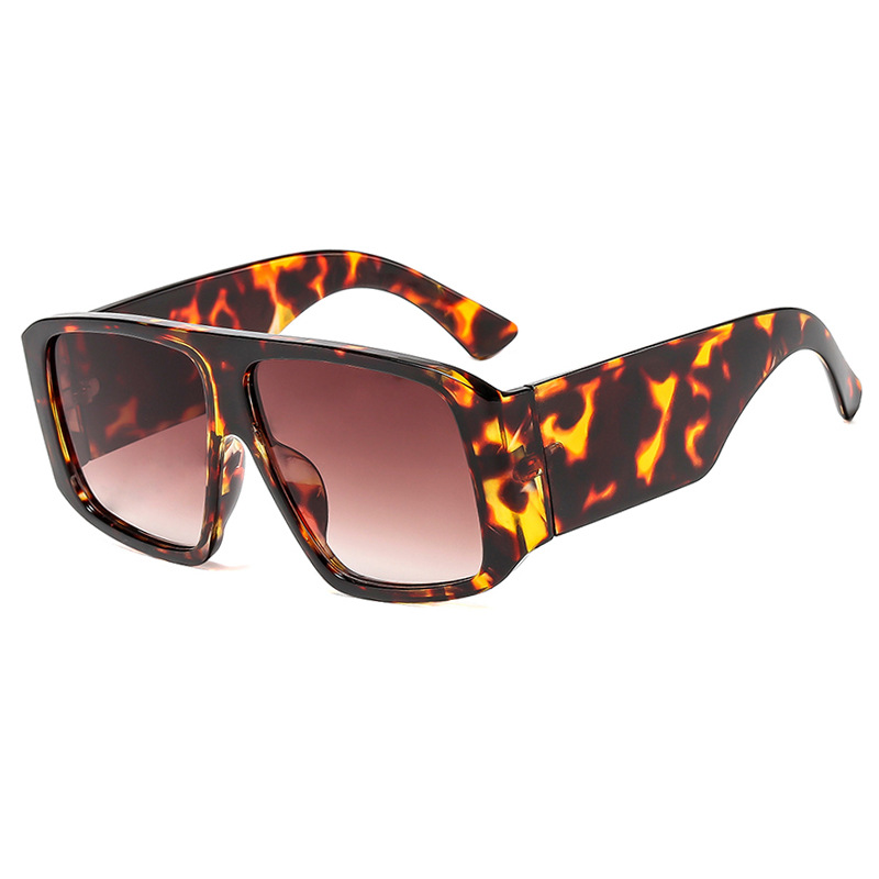 2025 Retro Square Sunglasses for Women Over sized Vintage Frame UV Protection Hip Hop Shades