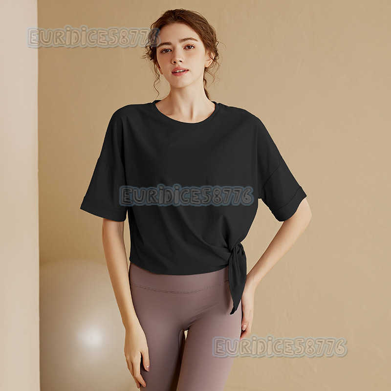 Hipcovering Sports Top for Women Summer Running Training Loose Slimming Trendy Yoga Shirt Breathable Fitness Short Sleeve H250825