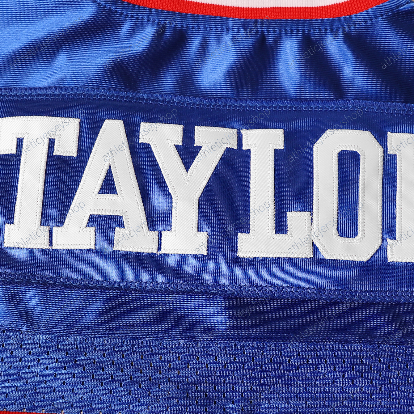 Nabers Football Jerseys Taylor Lawrence II Strahan Thibodeaux Burns Manning Carson Thomas Hyatt Jones Waller Golladay Shockey Embroidery Custom