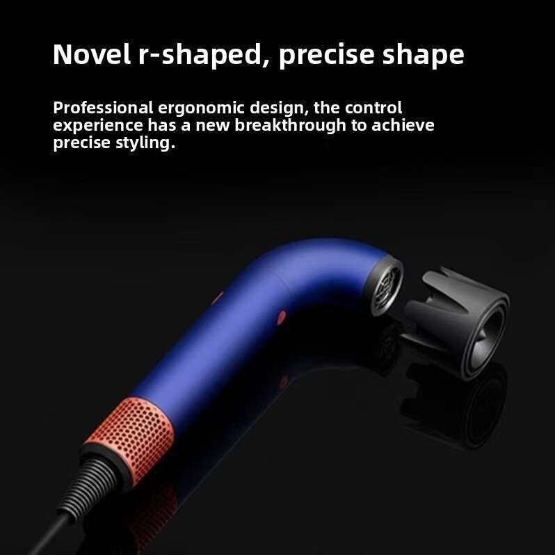 New Compact High-Power Curved Barber Shop Water Pipe High-Speed Hair Dryer Household Negative Ion