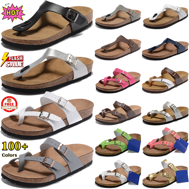 Designer slides mens womens Gizeh Thong Sandals black white Mayari Birko-Flor Sandale shoes casual Flip Flops classic cork slippers summer breath sliders sandalias