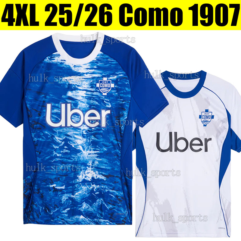 4XL 25/26 Como 1907 MORATA Soccer Jerseys DOUVIKAS NICO PAZ DA CUNHA KUHN CUTRONE A.DIAO IVAN JESUS.R GABRIELLONI ADDAI S.ROBERTO BATURINA Men kids Kit football shirts