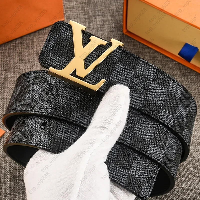 top quality Designer Belt man genuine leather sbelt Correct pattern metal buckle fashion business vittion belts wedding gift with box 62b