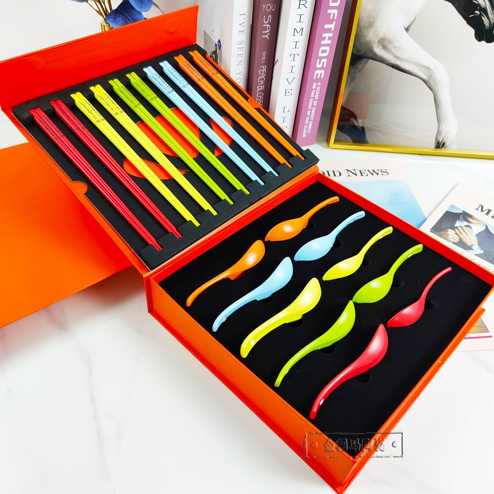 Luxury Designer Set of 20 Colorful Ceramic Macaron-Inspired Spoons with Elegant Packaging - Perfect Kitchen Accessory