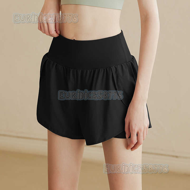 2025 New Antiexposure Sports Shorts for Women Quickdry Running Training Fitness Shorts Highwaist Yoga Shorts Hot Pants Summer H250825 L5DR