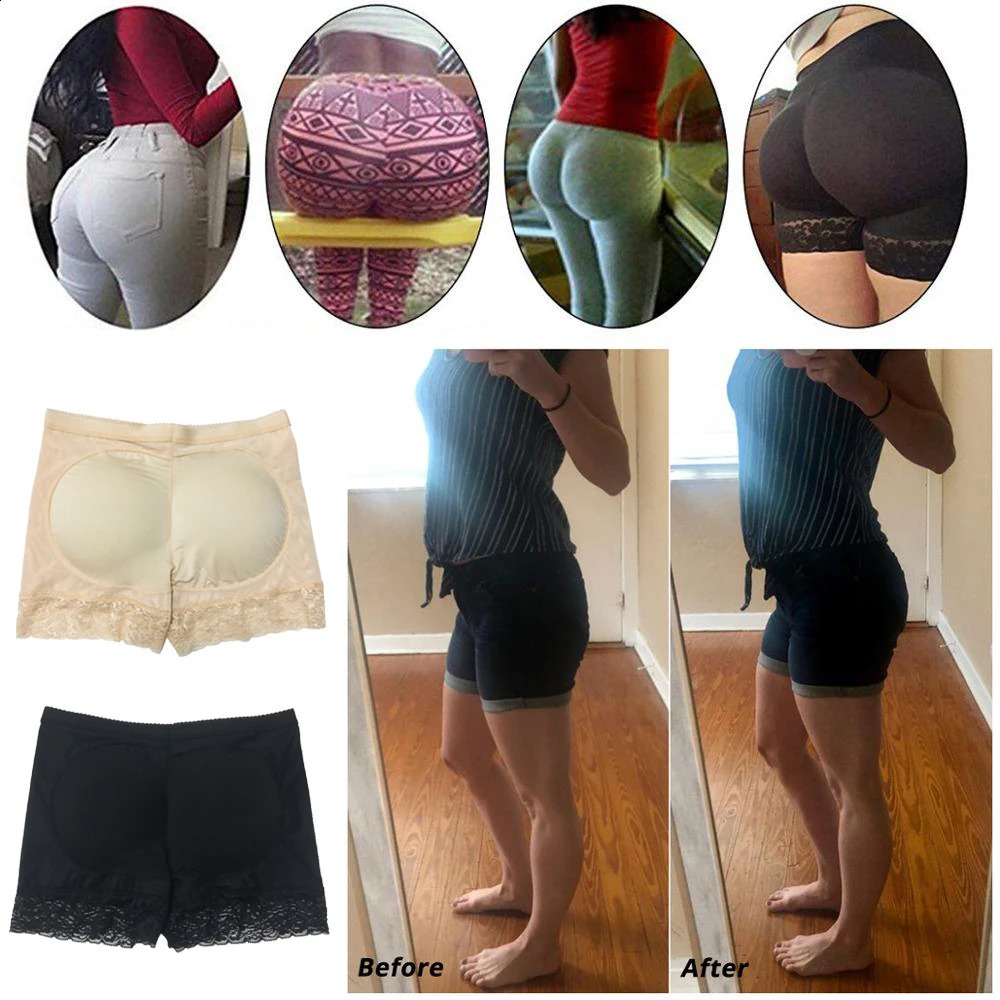 Women Butt Lifter Panty Buttock Body Shaper Padded Underwear Lady Lift Bum High Waist Tummy Control Hip Panties w250826