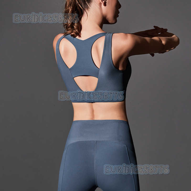 20321 Professional Highintensity Large Size Sports Underwear Shockproof Running Gathering Fitness Yoga Bra High Support H250825