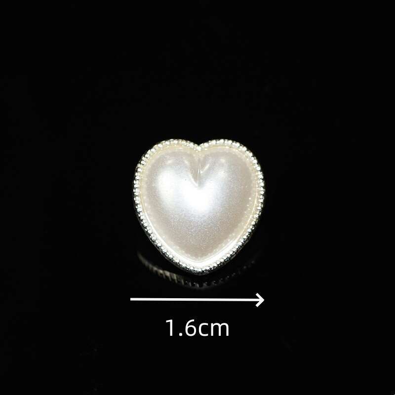 Lanjia- Style Alloy Inlaid Dia Pearl DIY High-End Clothing Hand-Sewn Simple High-Leg Knitted Sweater Decorative Button 57F7f