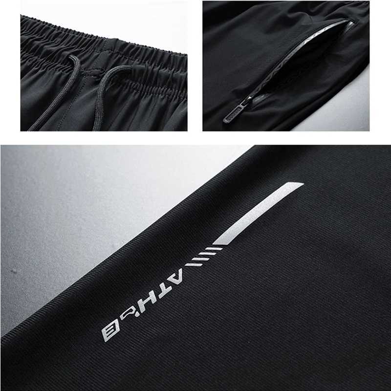 2024 Mens Versatile Stretch Quick Drying Pants Zipper Pocket Designer Casual Trousers Breathable Outdoor Joggers Summer Pants W250826