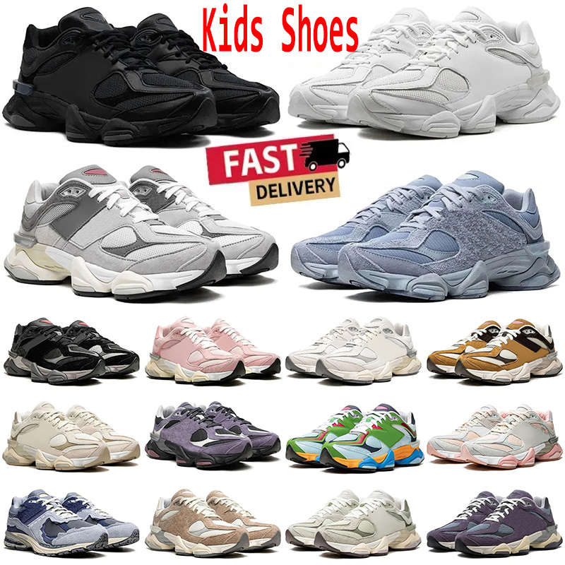 Top Designer Fashion Kids Running Shoes Trainers black white silver metallic ivory blue moonbeam sea salt kids platform 530 designer athletic Childrens 26-37