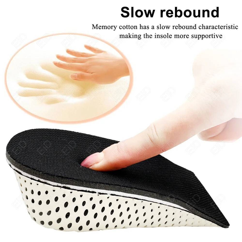 2-5CM Height Increase for Men Women Shoes Flat Feet Arch Support Orthopedic Insoles Sneaker Heel Lift Half Shoe Pad ddmysaturn