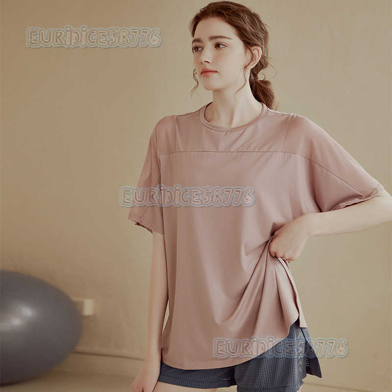 Mesh Seethrough Sports Short Sleeve Quickdry Tshirt for Women Running Fitness Yoga Top Sweatabsorbent Breathable Summer Thin Style H250825