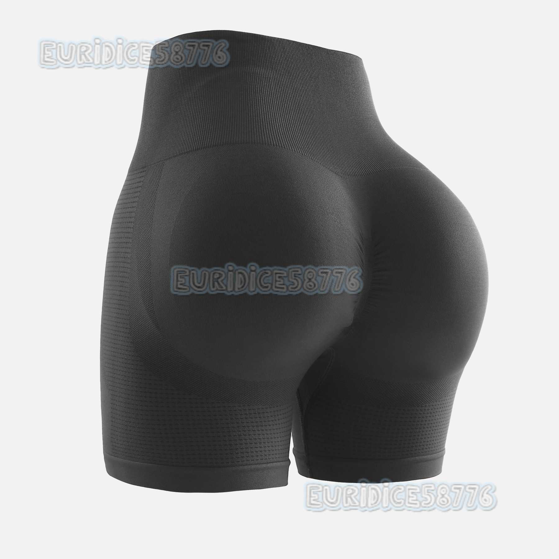 High Waist Peach Hip Tight Hip Lift Sports Running Fitness Quick Dry Threepoint Seamless Yoga Shorts Women H250825