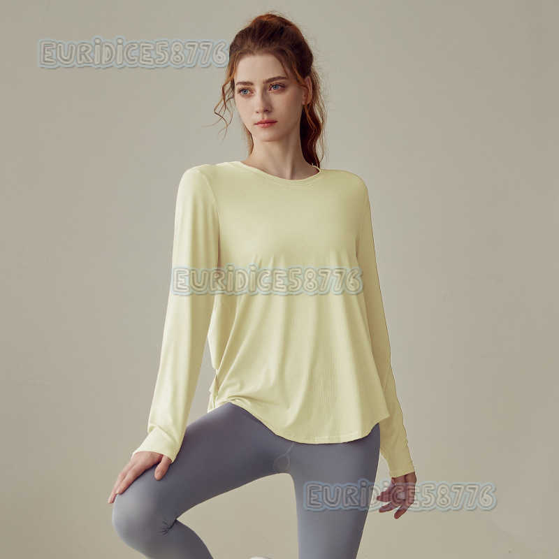 Yoga Clothing for Women Autumn New Style Long Sleeved Loose Sports Cover Pilates Professional Training Running and Fitness Clothes H250825