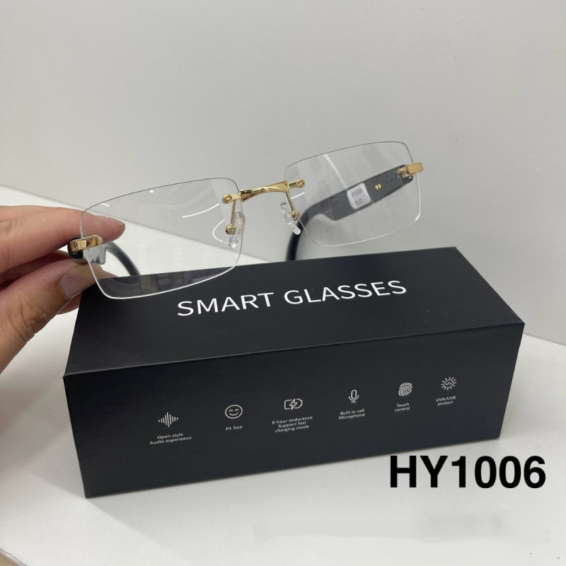 Smart Translation Goggles for Cross-Border Communication Bluetooth Wireless Sport Sunglasses w/ Audio Functions