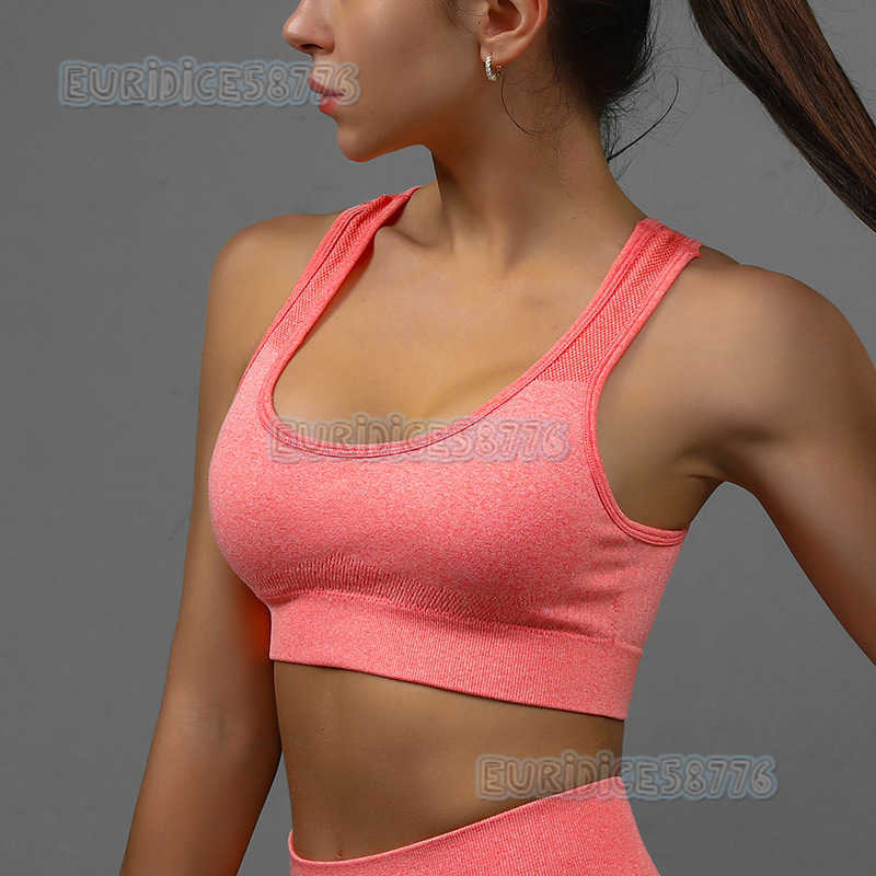 Plus Size Sports Bra for Women Shockproof Vest Gathered Fitness Running Yoga Bra Thin and Tightfitting H250825