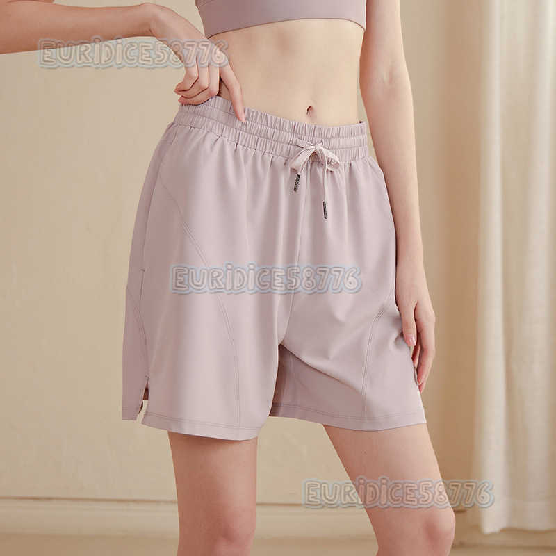 Loose Quickdry Sports Shorts for Women 2025 New Summer Fitness Shorts Midlength Running Yoga Shorts Fivepoint Shorts H250825