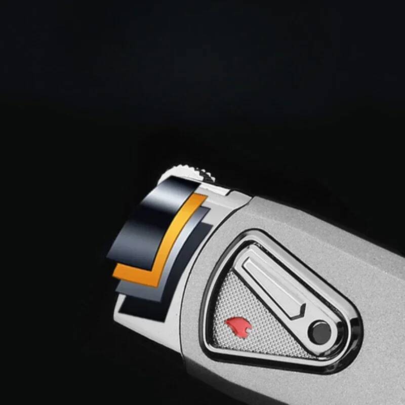 JOBON Creative Metal Outdoor Windproof Butane Gas Blue Flame Turbo 2 Torch Jet Cigar Lighter Kitchen Baking BBQ Tools W260202