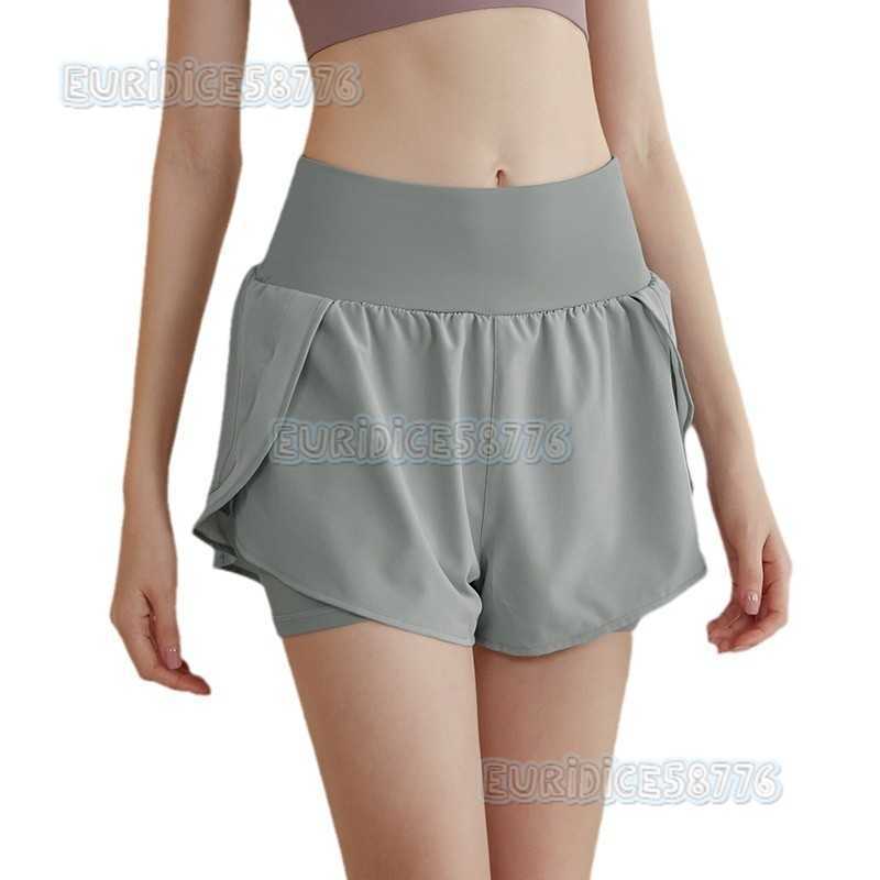 2025 New Antiexposure Sports Shorts for Women Quickdry Running Training Fitness Shorts Highwaist Yoga Shorts Hot Pants Summer H250825 L5DR
