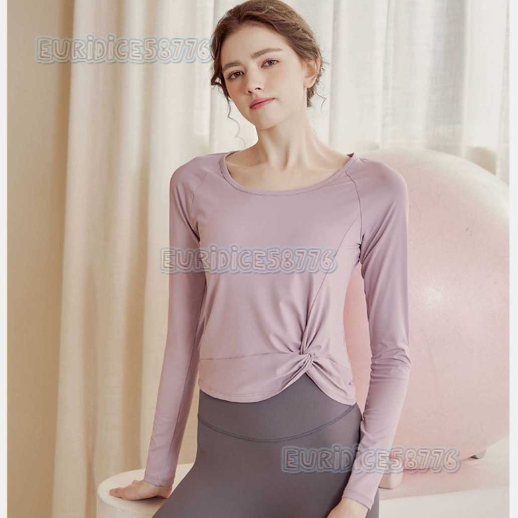 Highend Yoga Wear Long Sleeve Tshirt Slim Fit Sports Top for Women Running Winter Pilates Training Fitness Wear H250825