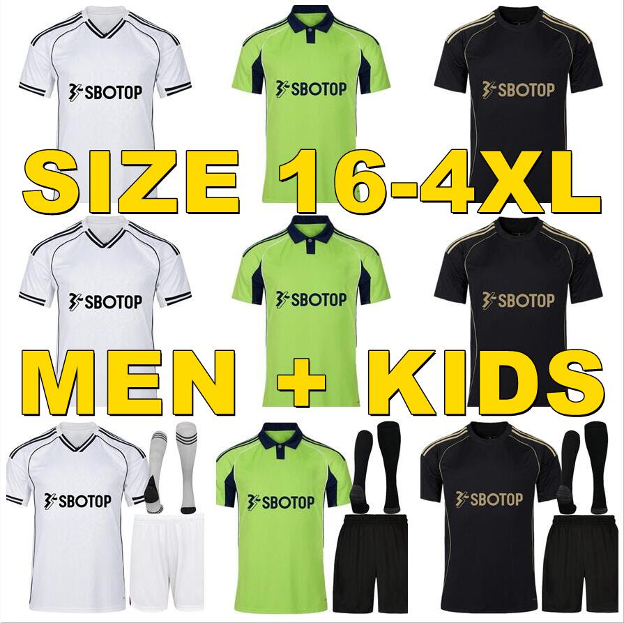 ROBINSON 24 25 26 Fulham soccer jerseys 2025 2026 RAUL WILSON MUNIZ football shirt CAIRNEY ADAMA BERGE ANDREAS BASSEY ANDERSEN Men Kids Kit uniforms PLAYER VERSION