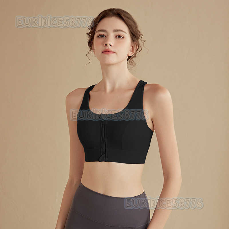 Sports Bra for Women Onepiece Fixed Cup Shockproof Fitness Sports Bra Highintensity Outdoor Running Shock Absorption Vest H250825