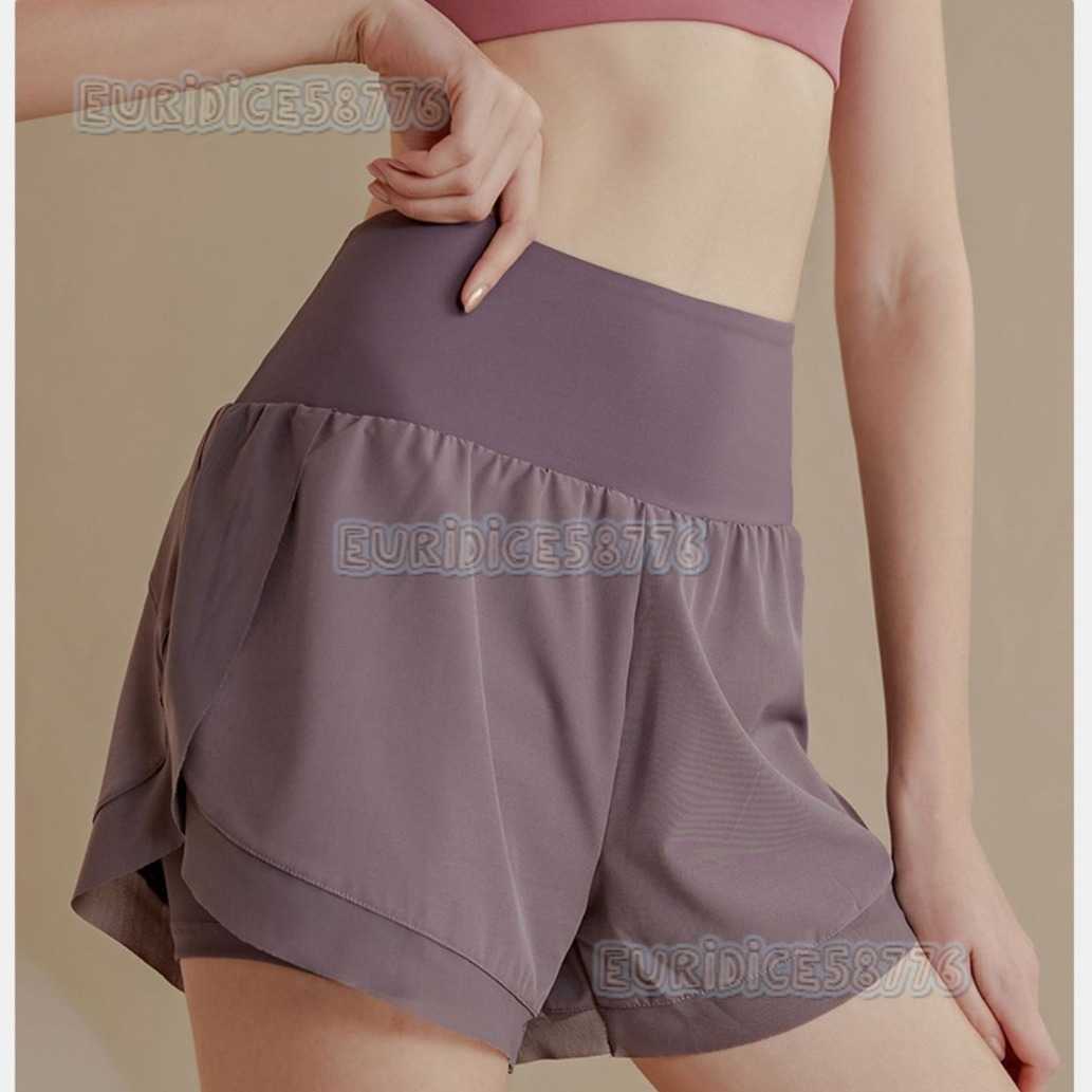2025 New Quickdry Antiexposure Sports Shorts for Women Summer Loose Running Fitness Shorts Casual Highwaist Yoga Shorts H250825