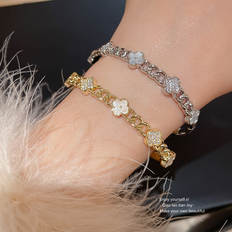 Silver - Tone Bead & Zircon Bow Bracelet Dainty And Sparkling Party And Daily Wear Gift For Her Elegant And Charming Jewelry