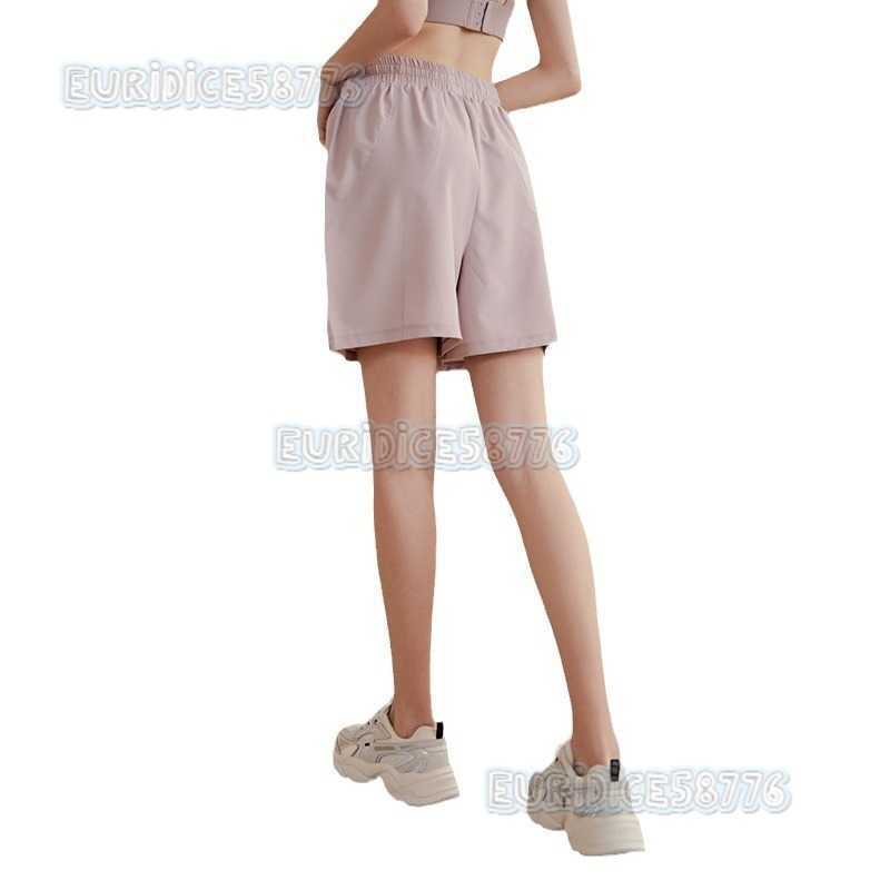 Loose Quickdry Sports Shorts for Women 2025 New Summer Fitness Shorts Midlength Running Yoga Shorts Fivepoint Shorts H250825
