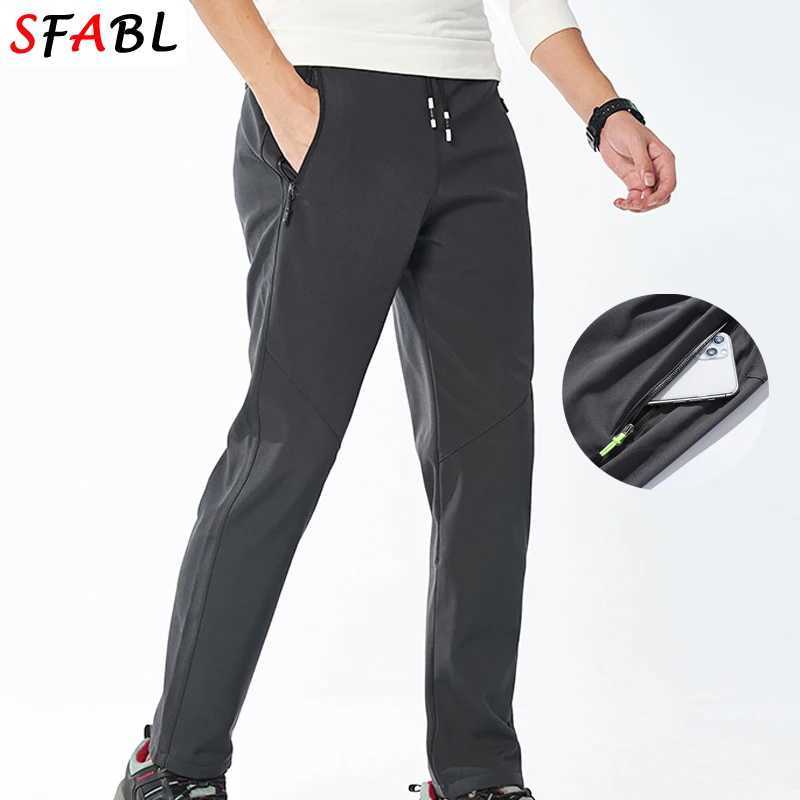 Chuc Dri Pants Men Summer Autumn Breathable Sweatpants Men Gym Fitness Jogging Running Hiking Camping Sports Trousers Men Black W250826