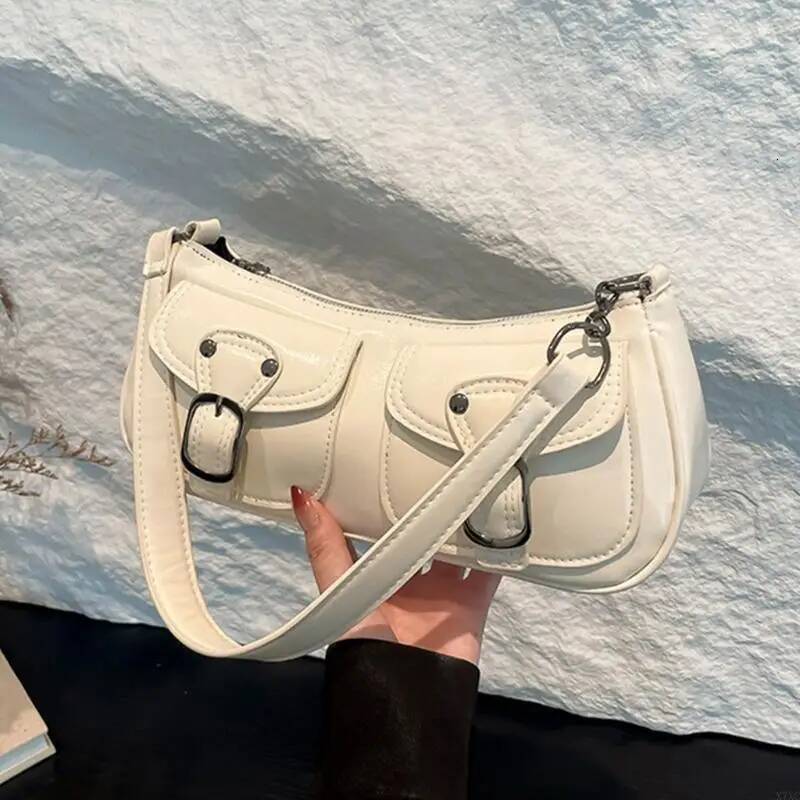 X7XC Modern Women's PU Shoulder Bag Underarm Purse Satchel for a Sophisticated Look ddmypanda