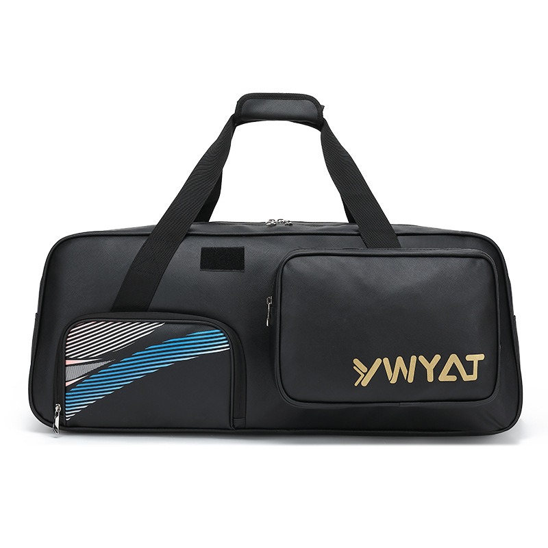 Badminton Racket Backpack for 6 Rackets Multi-Layered Nylon Sports Bag Water-Resistant Large Capacity Tennis Bag for Outdoor Use and Daily Organizatio