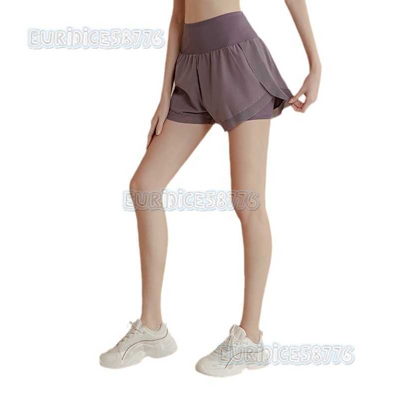 2025 New Quickdry Antiexposure Sports Shorts for Women Summer Loose Running Fitness Shorts Casual Highwaist Yoga Shorts H250825