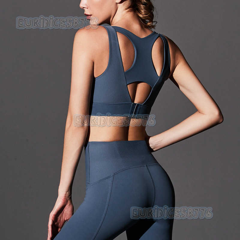 20321 Professional Highintensity Large Size Sports Underwear Shockproof Running Gathering Fitness Yoga Bra High Support H250825