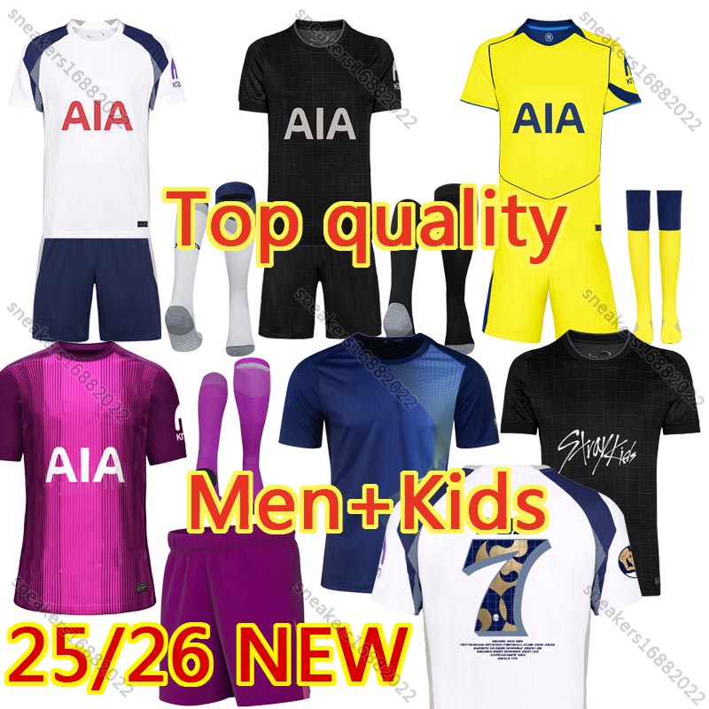 2025 2026 Ttottenham Soccer Jerseys hotspursES Football shirts tottenhamjersey 25 26 spursjersey men kids kit SON MADDISON KULUSEVSKI BENTANCUR KANE RICHARLISON