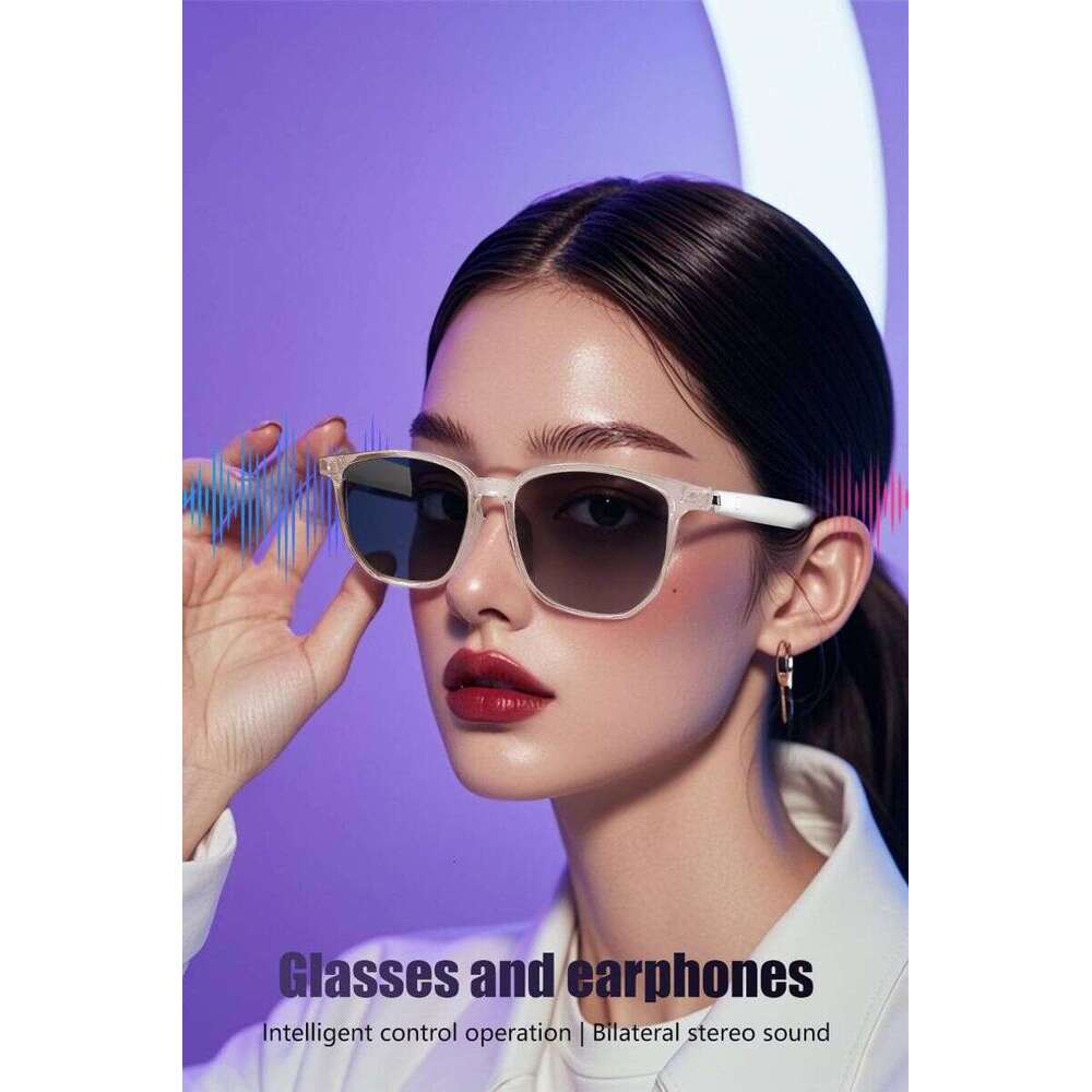 Smart Glasses Wireless Headphones - Bluetooth Sports Sunglasses with UV Protection for Mobile Phones and Outdoor Use Y260207