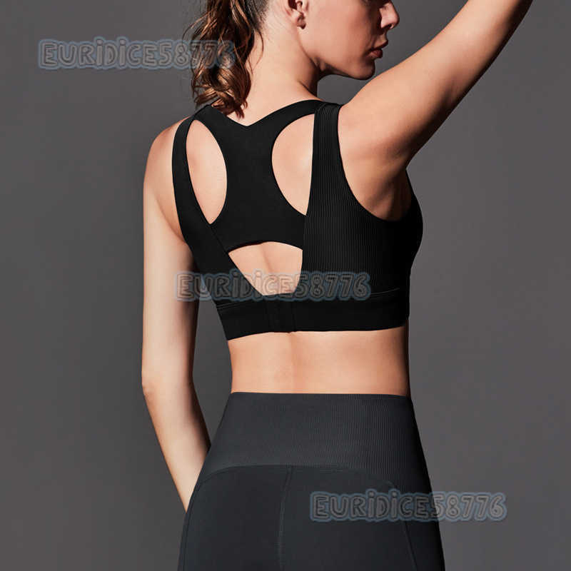 20321 Professional Highintensity Large Size Sports Underwear Shockproof Running Gathering Fitness Yoga Bra High Support H250825