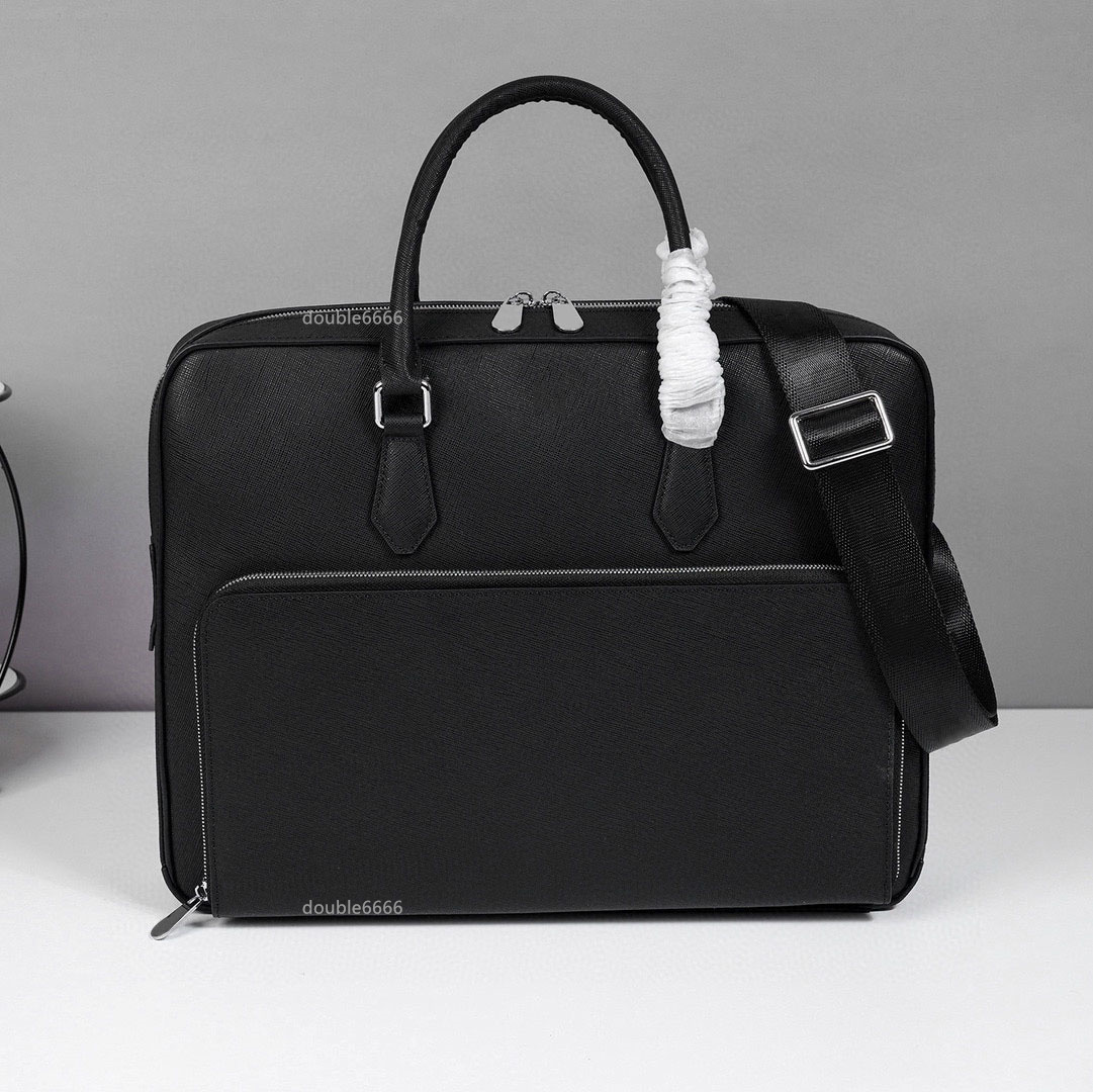 Top Quality Designer Men's Cross Grain Kraft Briefcase Luxury MAN Business Messenger Bag Travel Bag Fashion Women Commuter Bag Document Bag attache case laptop bag