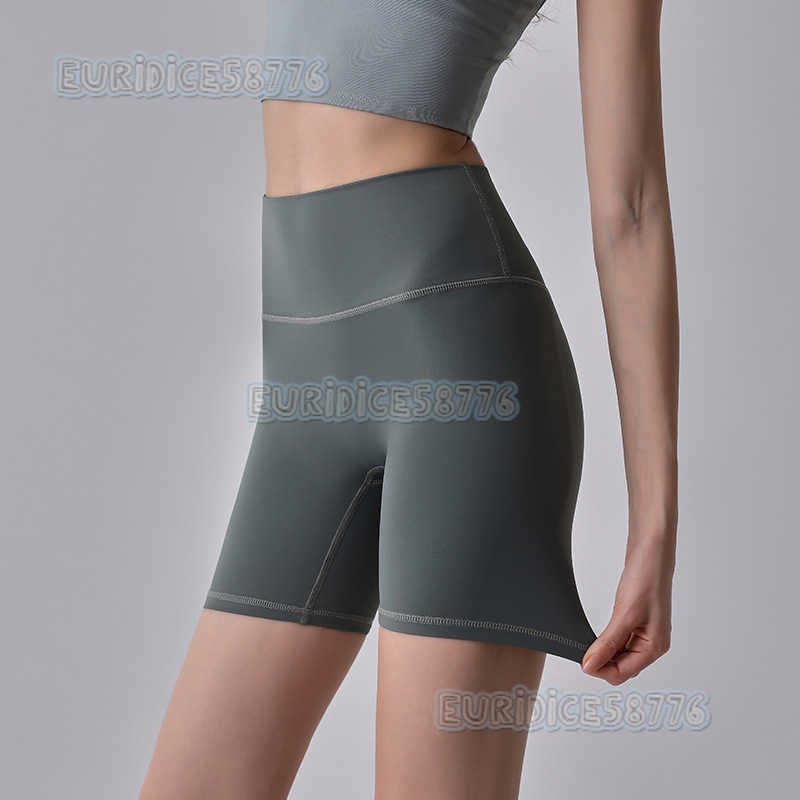 Camley Embarrassment Line Yoga Shorts Women Threequarter Pants Sports Tight Fitness Pants High Waist Hip Lift Summer Cycling H250825 3OBD