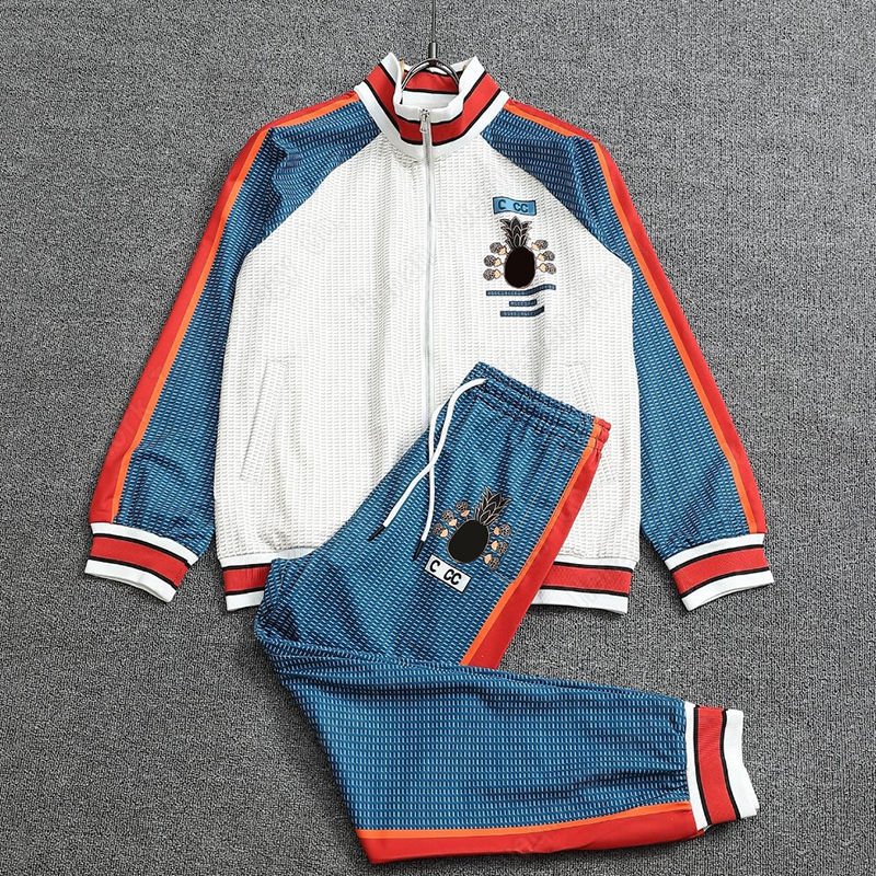 Designer Tracksuits Men Luxury Sweatsuit Men's plus size Outerwear Coats Sizehoodies hoodies suit hooded casual fashion color stripe printing Asian size 5PL6