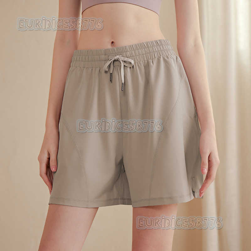 Loose Quickdry Sports Shorts for Women 2025 New Summer Fitness Shorts Midlength Running Yoga Shorts Fivepoint Shorts H250825