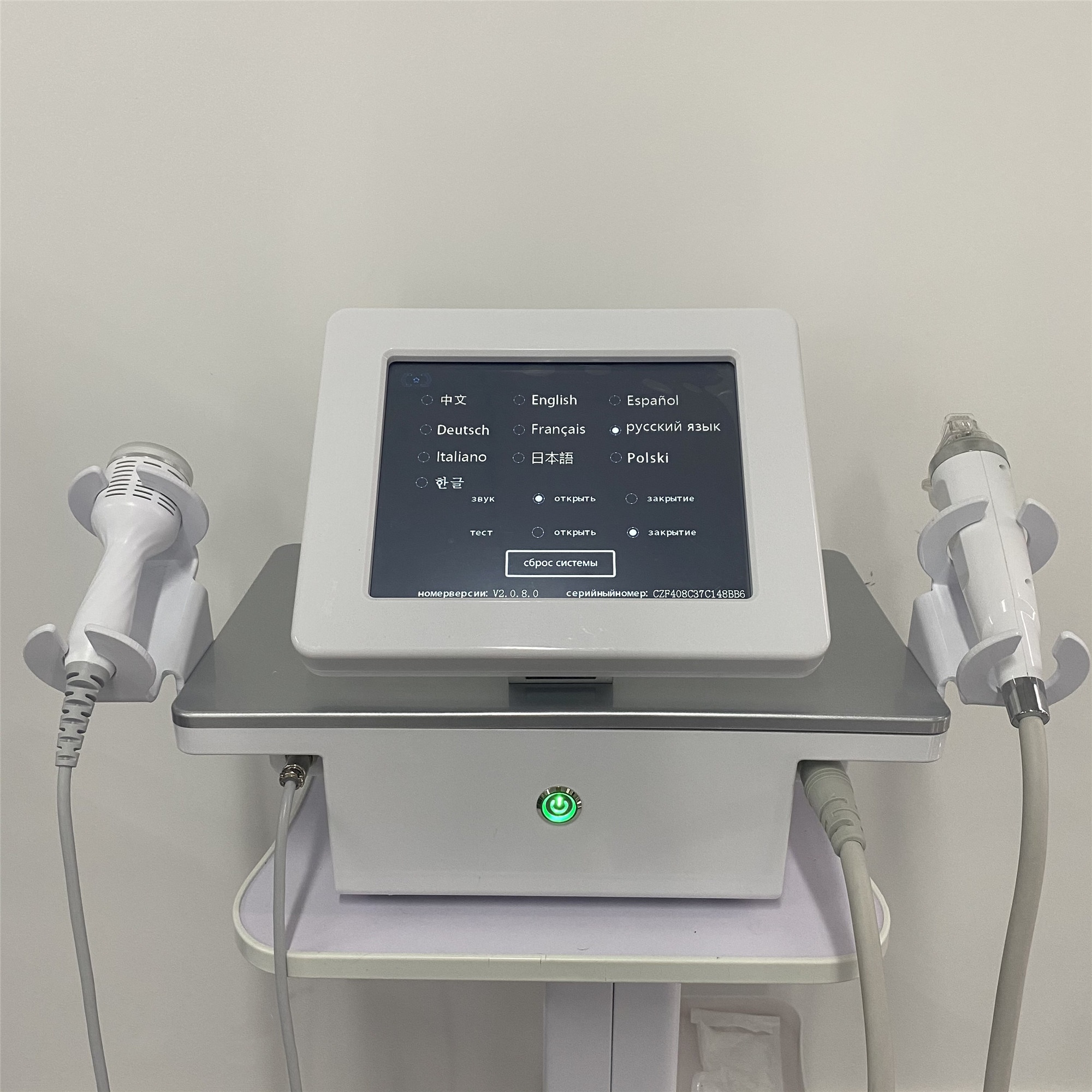 2025 Portable Skin Tightening Score Micro Needle Tightening and Wrinkle Removal, Scar Repair, Portable 2-in-1 Gold RF Score Micro Needle Machine with 