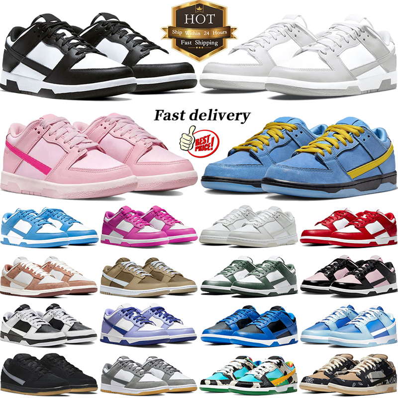 Designer running shoes low sneakers for men women white black brown triple pink team orange green Local Warehouse stock in USA womens mens trainers size 36-47