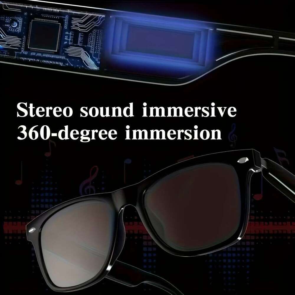 Fahion Bluetooth Sunlasses Is New Multi-functional Audio Glasses Men Women, Built-in Microphone Speaker, Music Playback Hands-Free Calling, And High Q